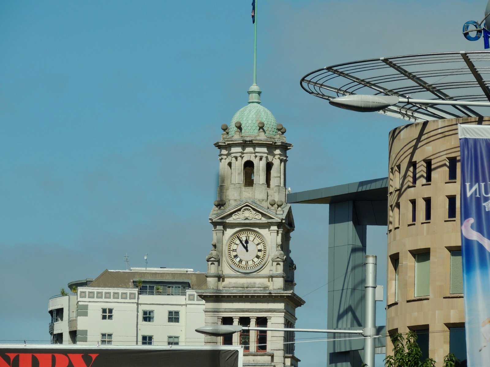 Clock in Auckland, New Zealand