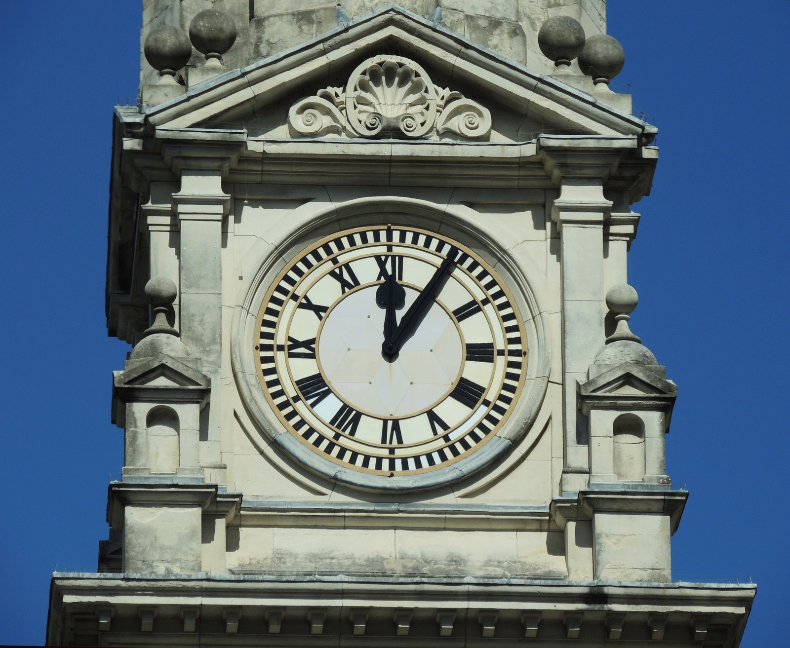 Clock in Auckland, New Zealand