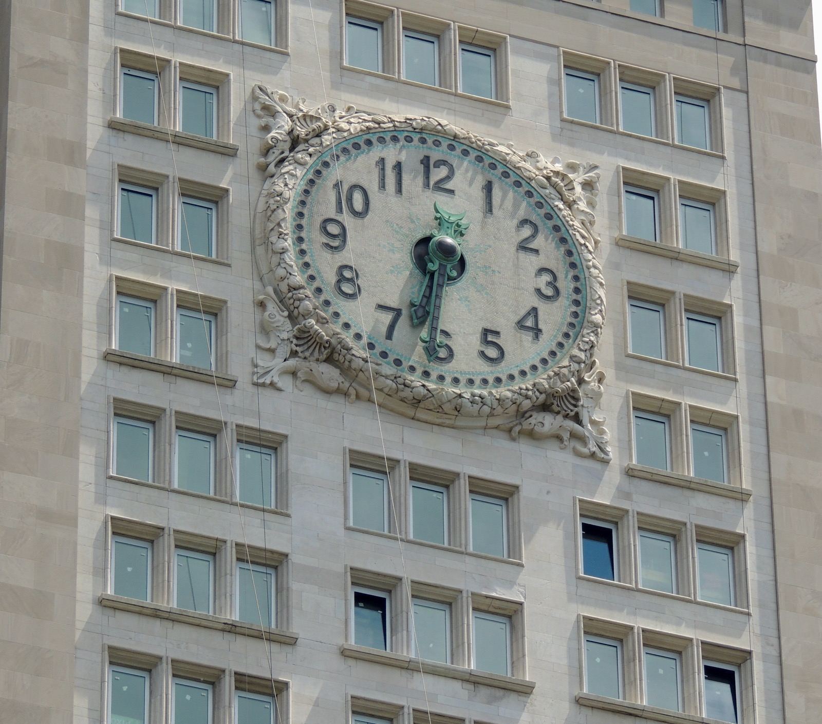Clock in New York, New York, USA