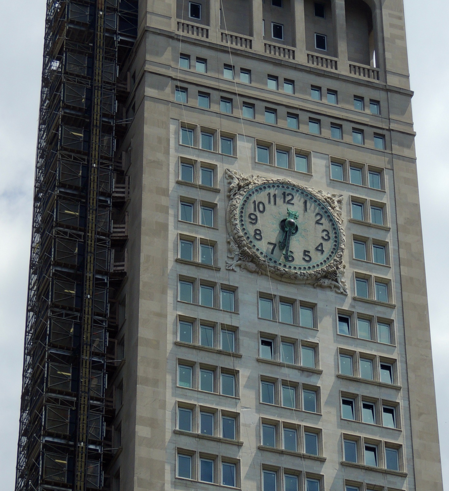 Clock in New York, New York, USA