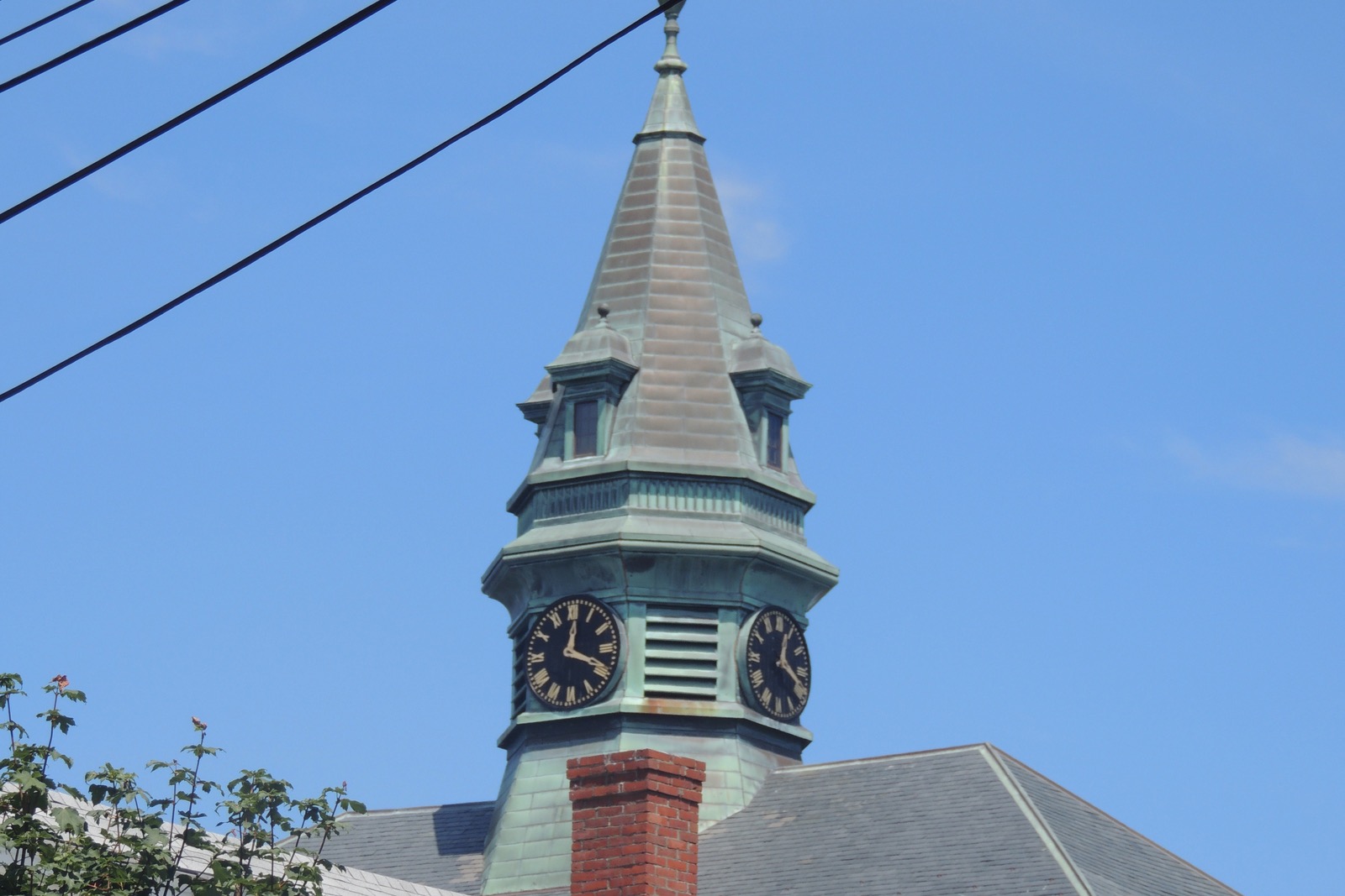 Clock in Provincetown, Massachusetts, USA