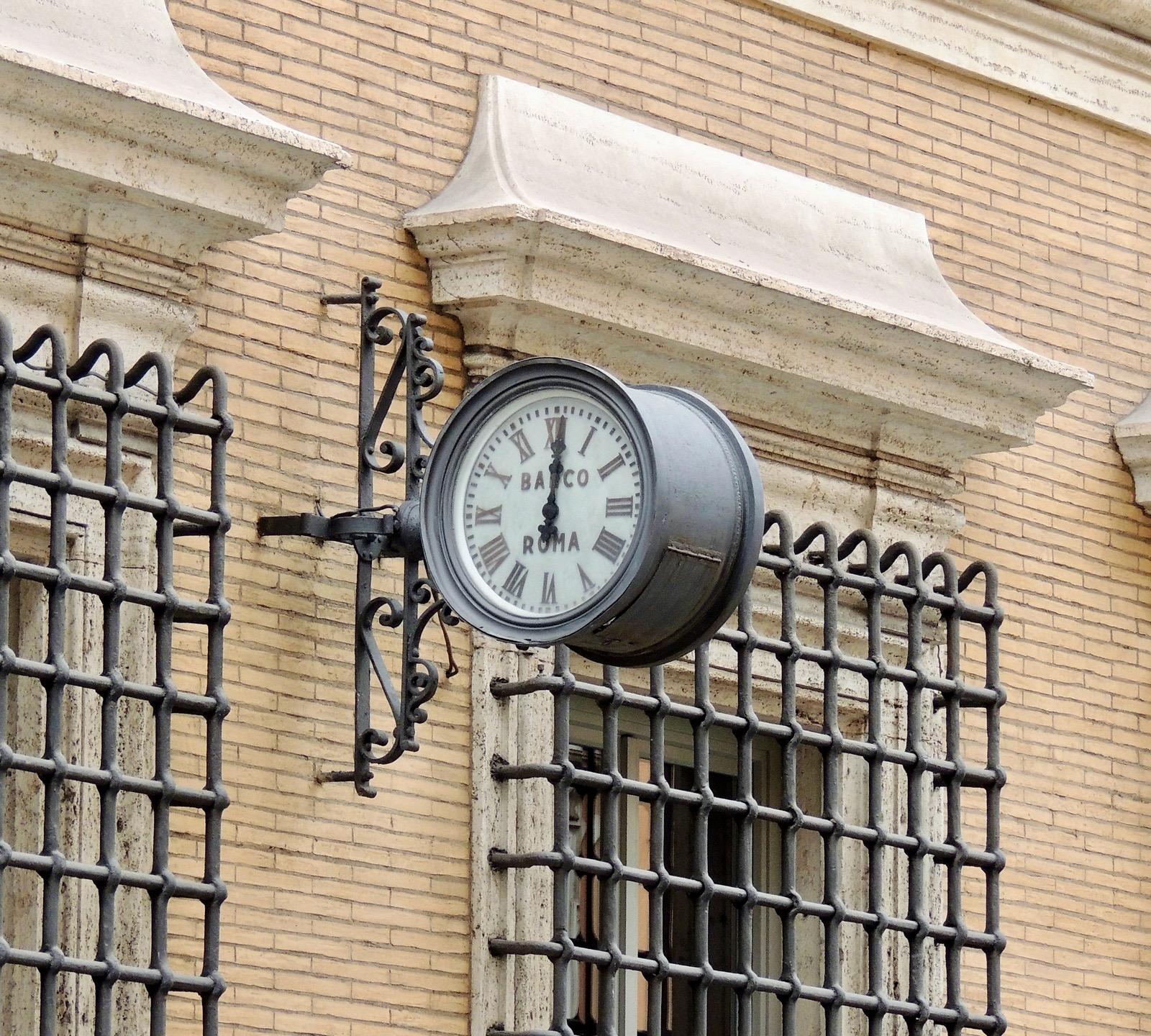 Clock in Rome, Italy