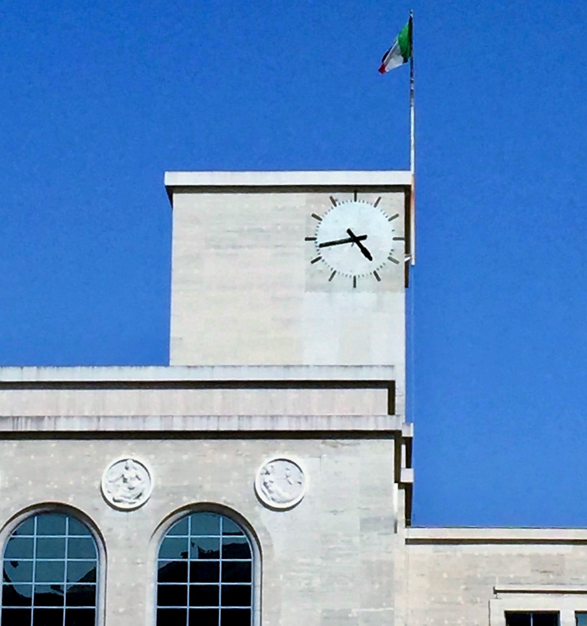 Clock in Rome, Italy