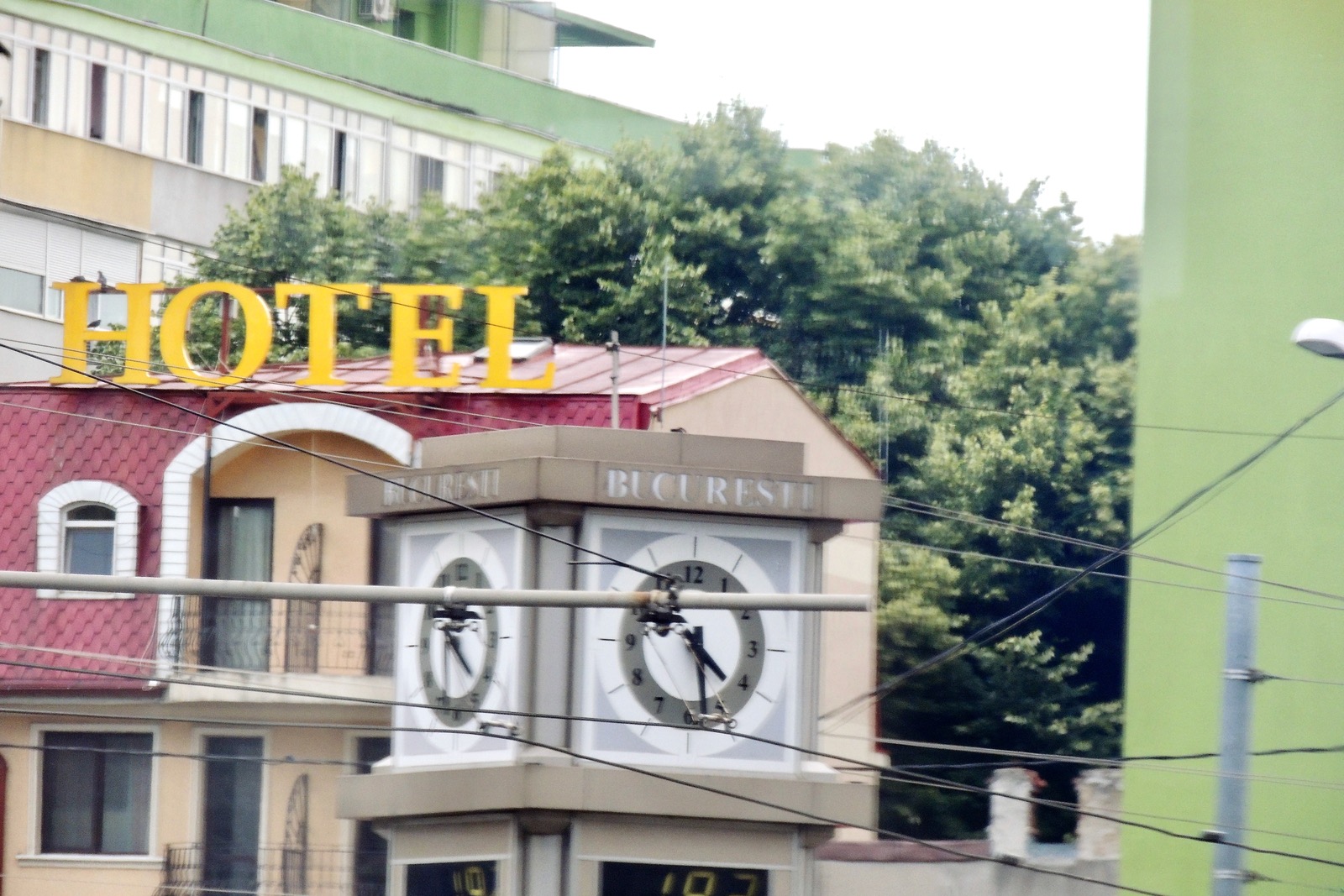 Clock in Bucharest, Romania