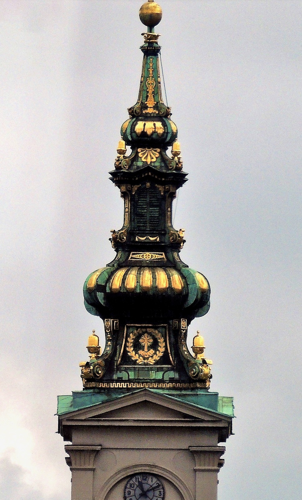 Clock in Belgrade, Serbia