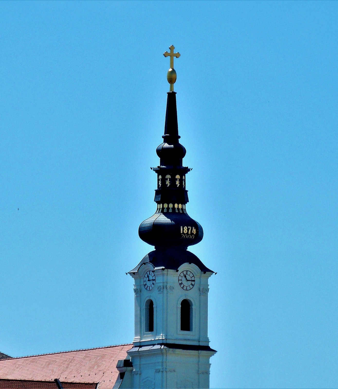 Clock in Vukovar, Croatia