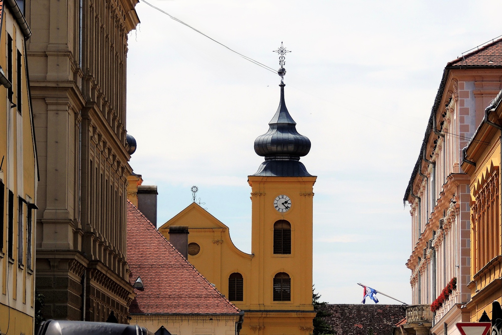 Clock in Osijek, Croatia