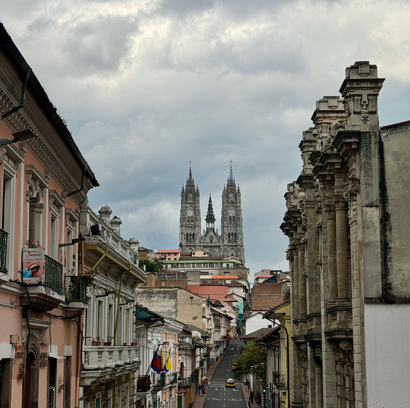 Clock in Quito, Ecuador