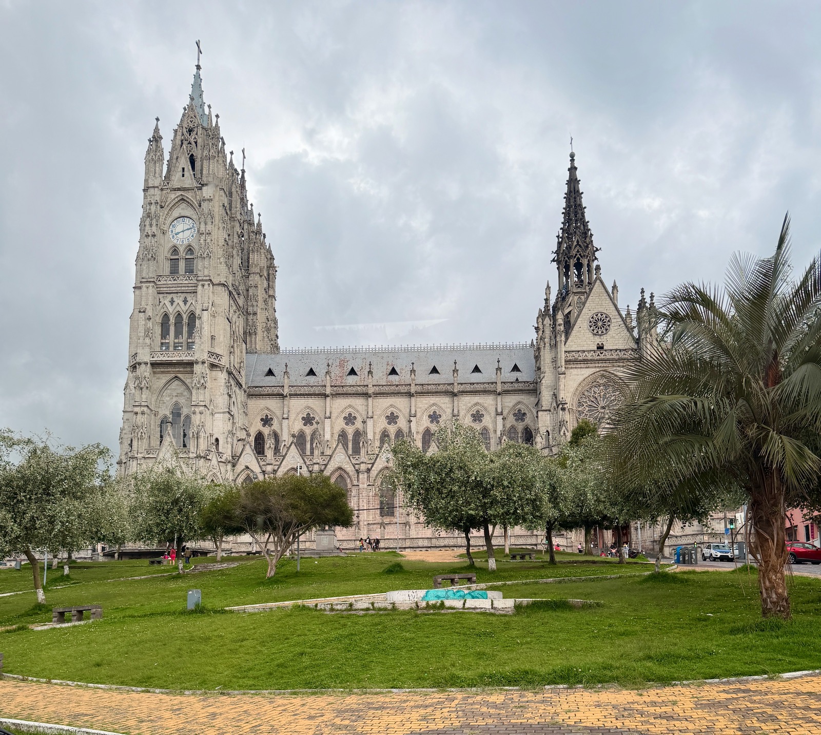 Clock in Quito, Ecuador