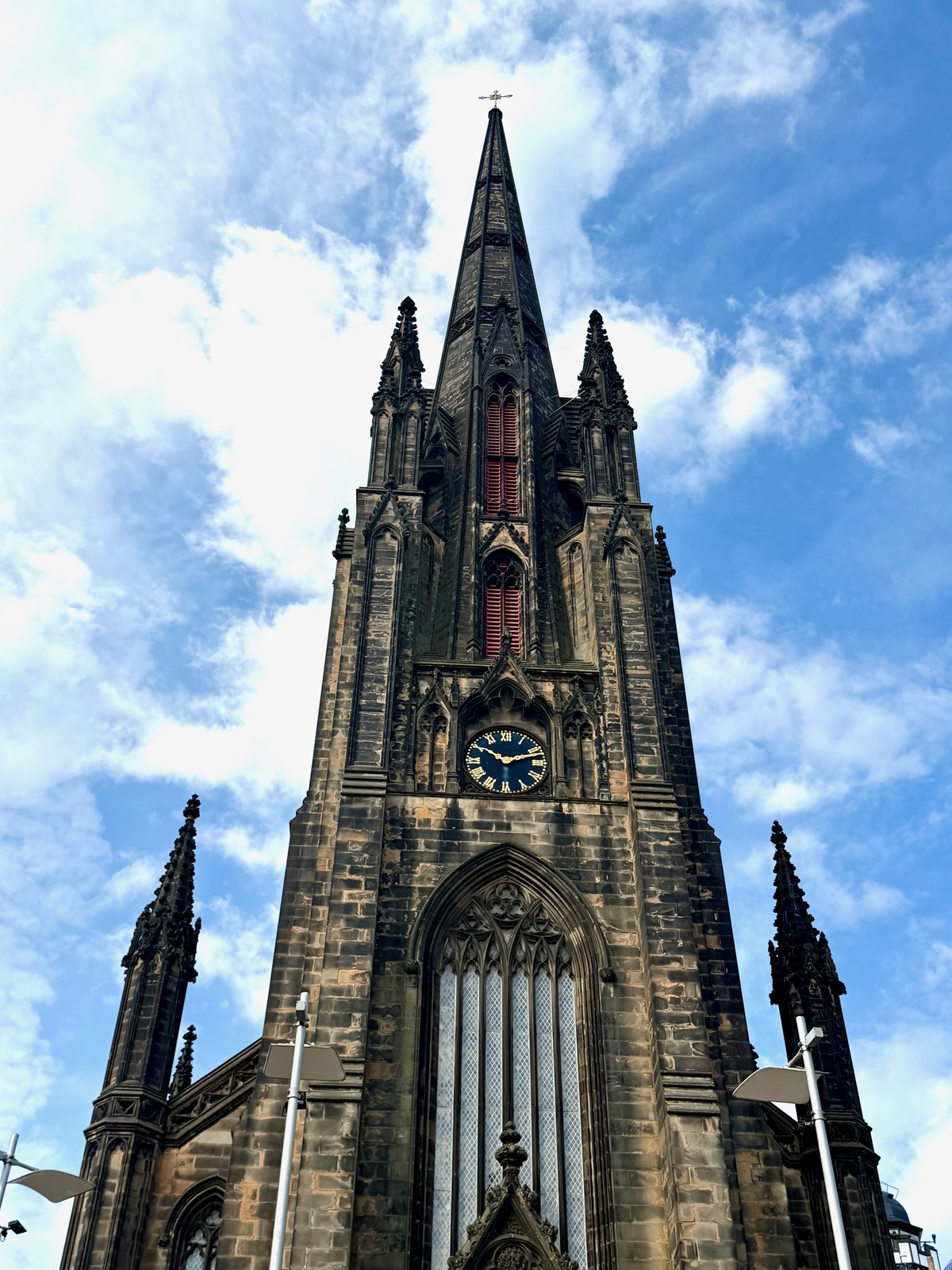 Clock in Edinburgh, United Kingdom