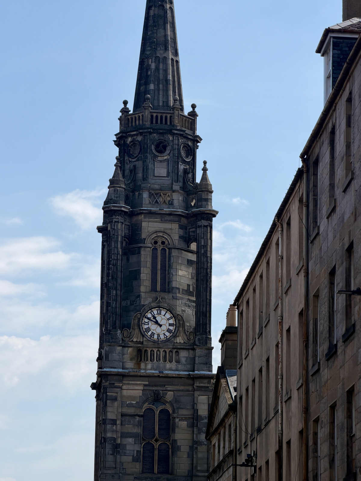 Clock in Edinburgh, United Kingdom