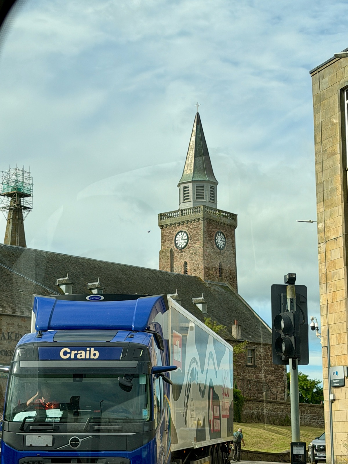 Clock in Inverness, United Kingdom