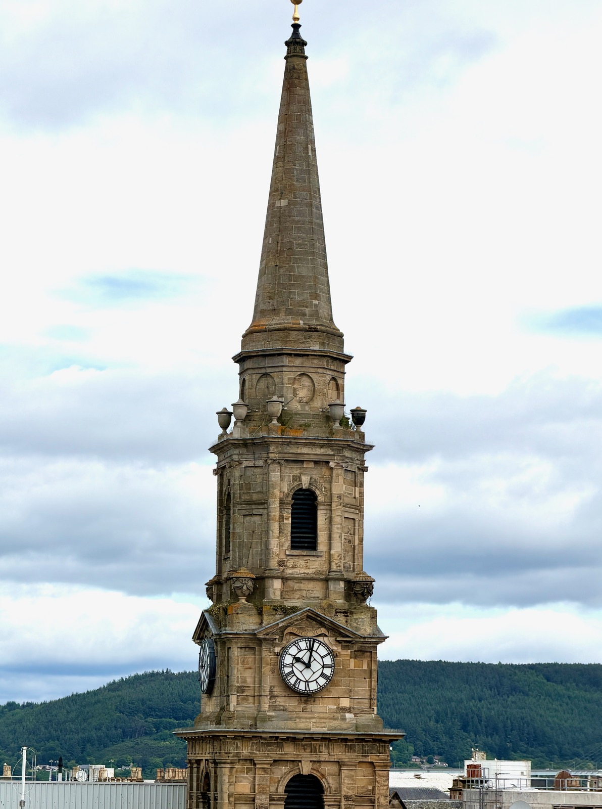 Clock in Inverness, United Kingdom