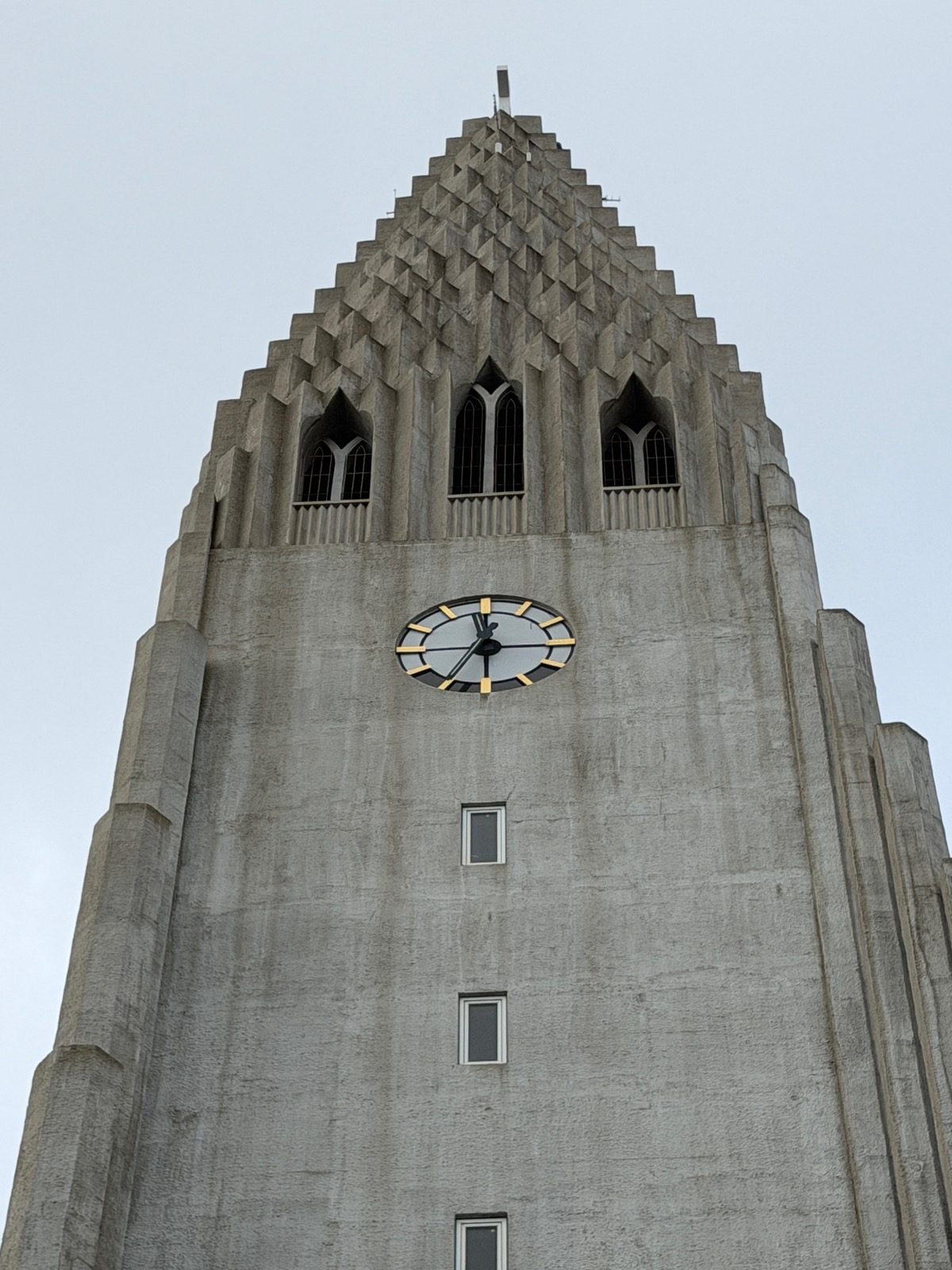 Clock in Reykjavik, Iceland