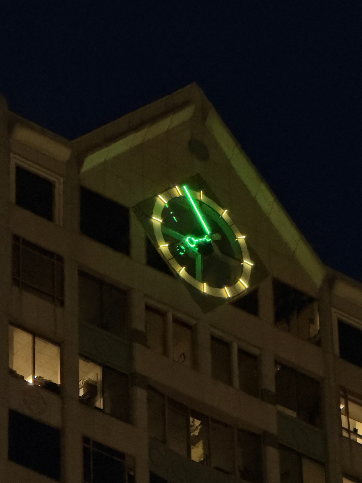 Clock in Boston, Massachusetts, USA
