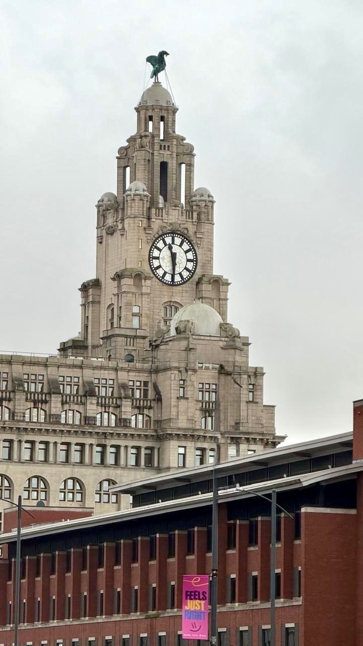 Clock in Liverpool, United Kingdom