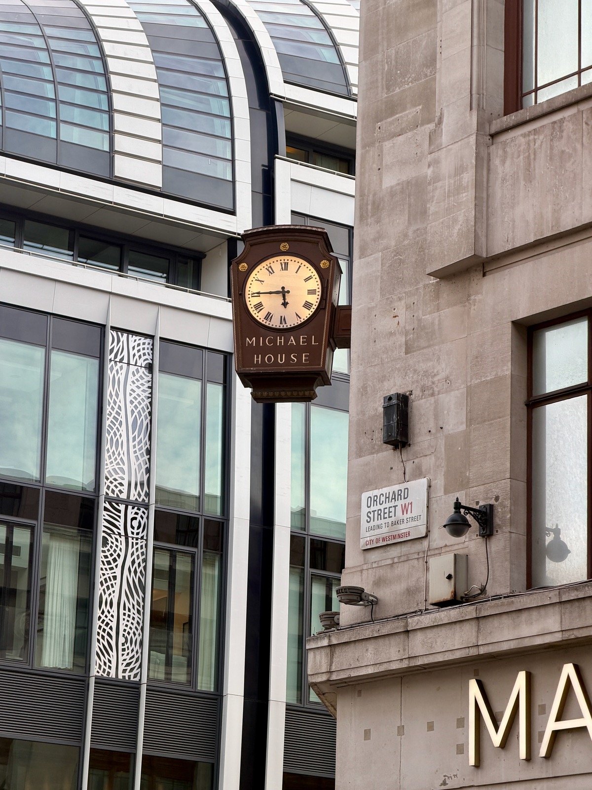 Clock in London, United Kingdom