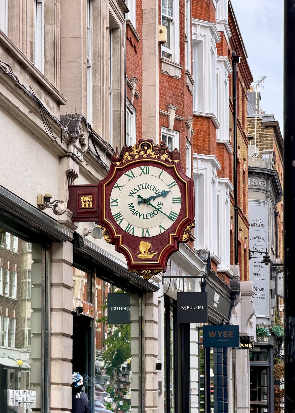 Clock in London, United Kingdom