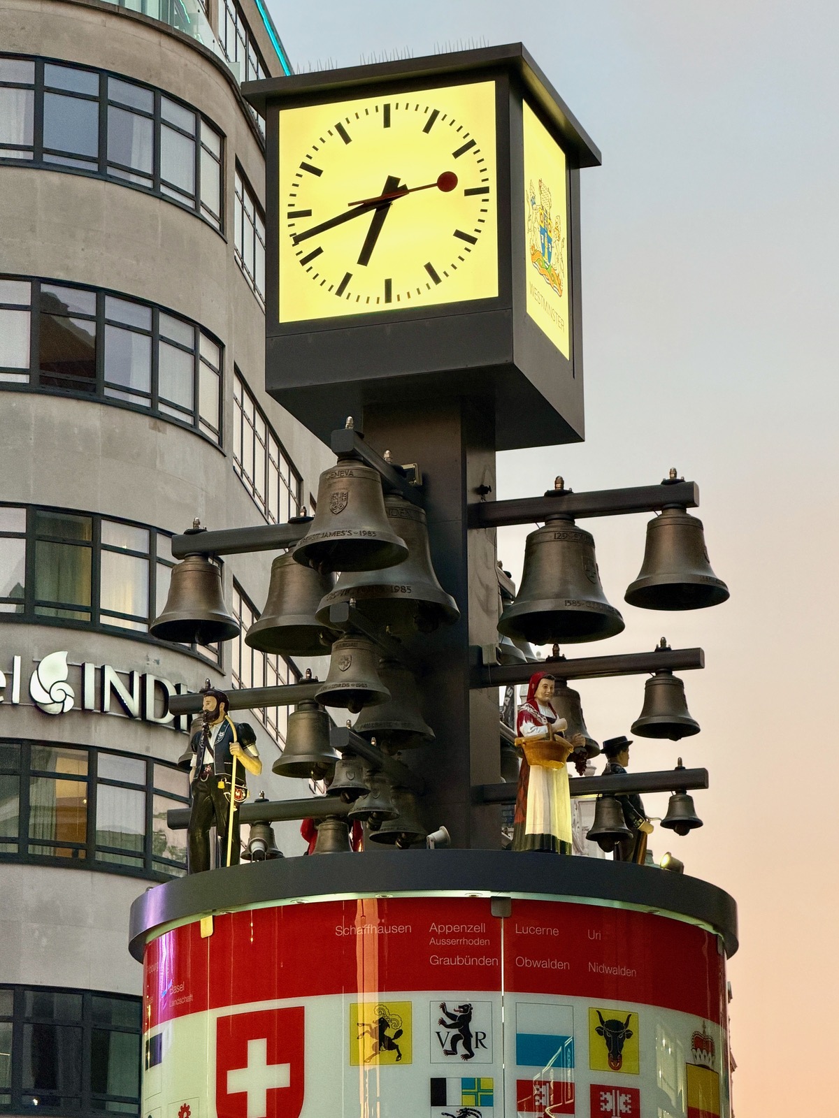 Clock in London, United Kingdom