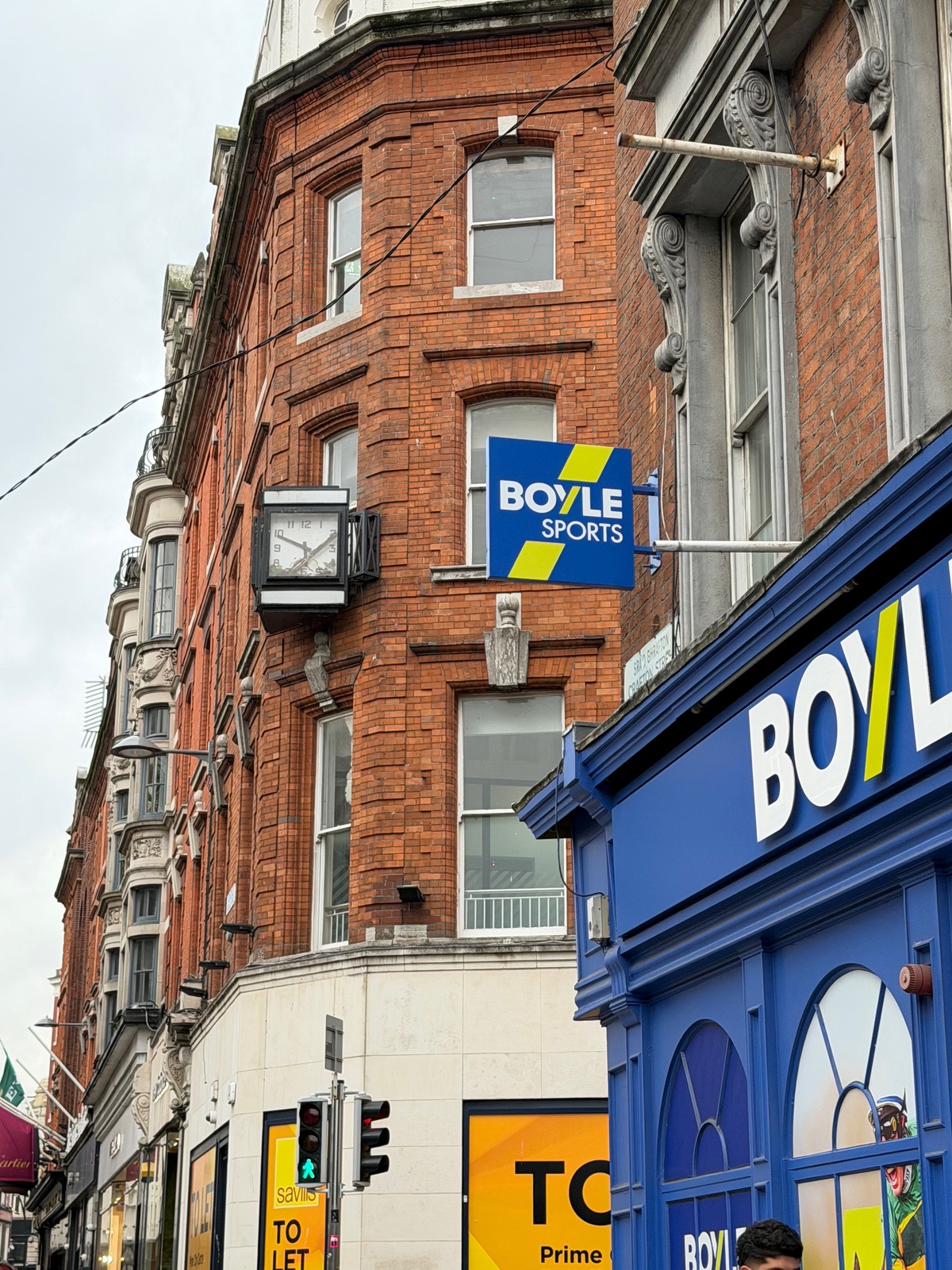 Clock in Dublin, Ireland