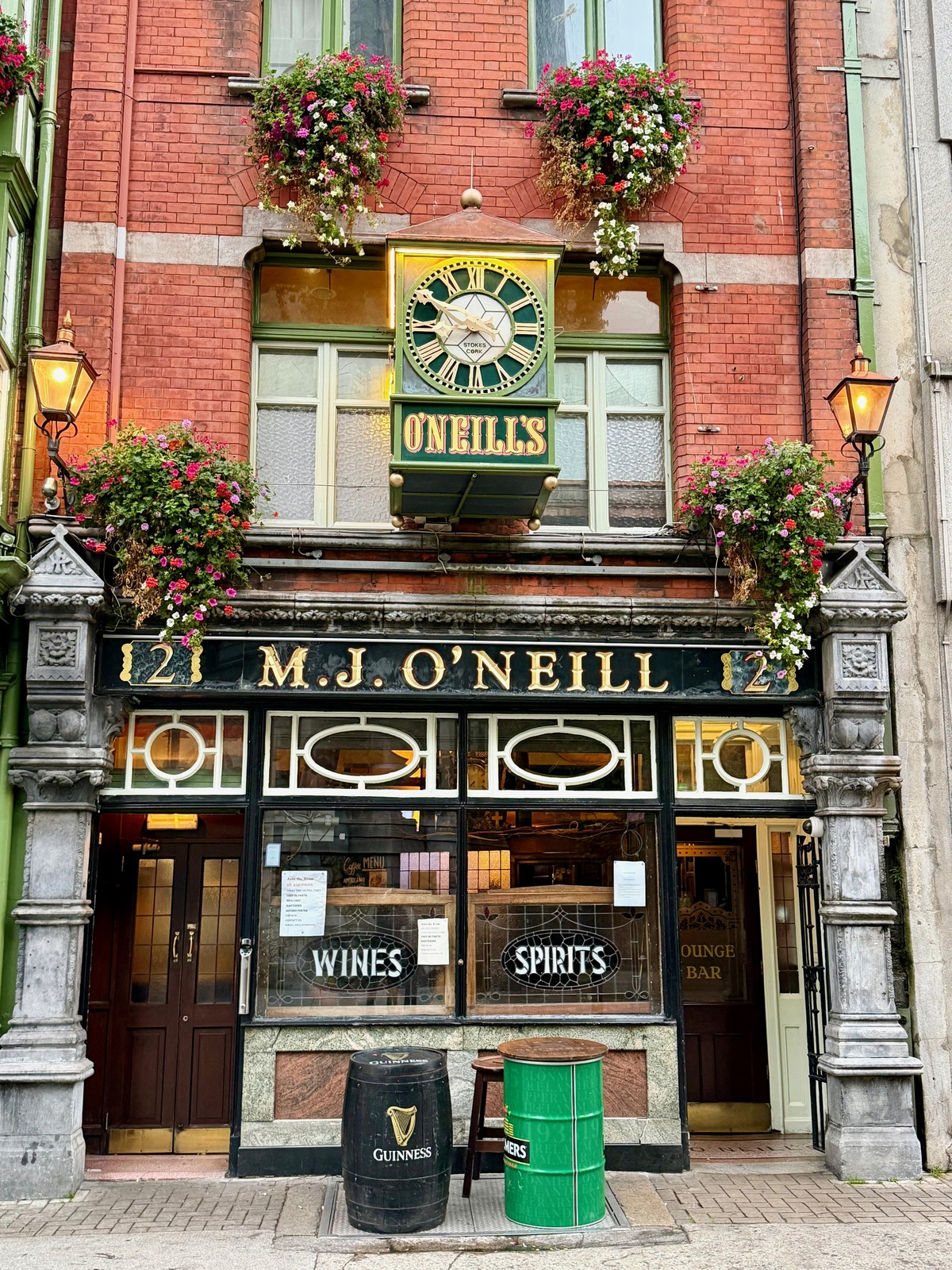 Clock in Dublin, Ireland