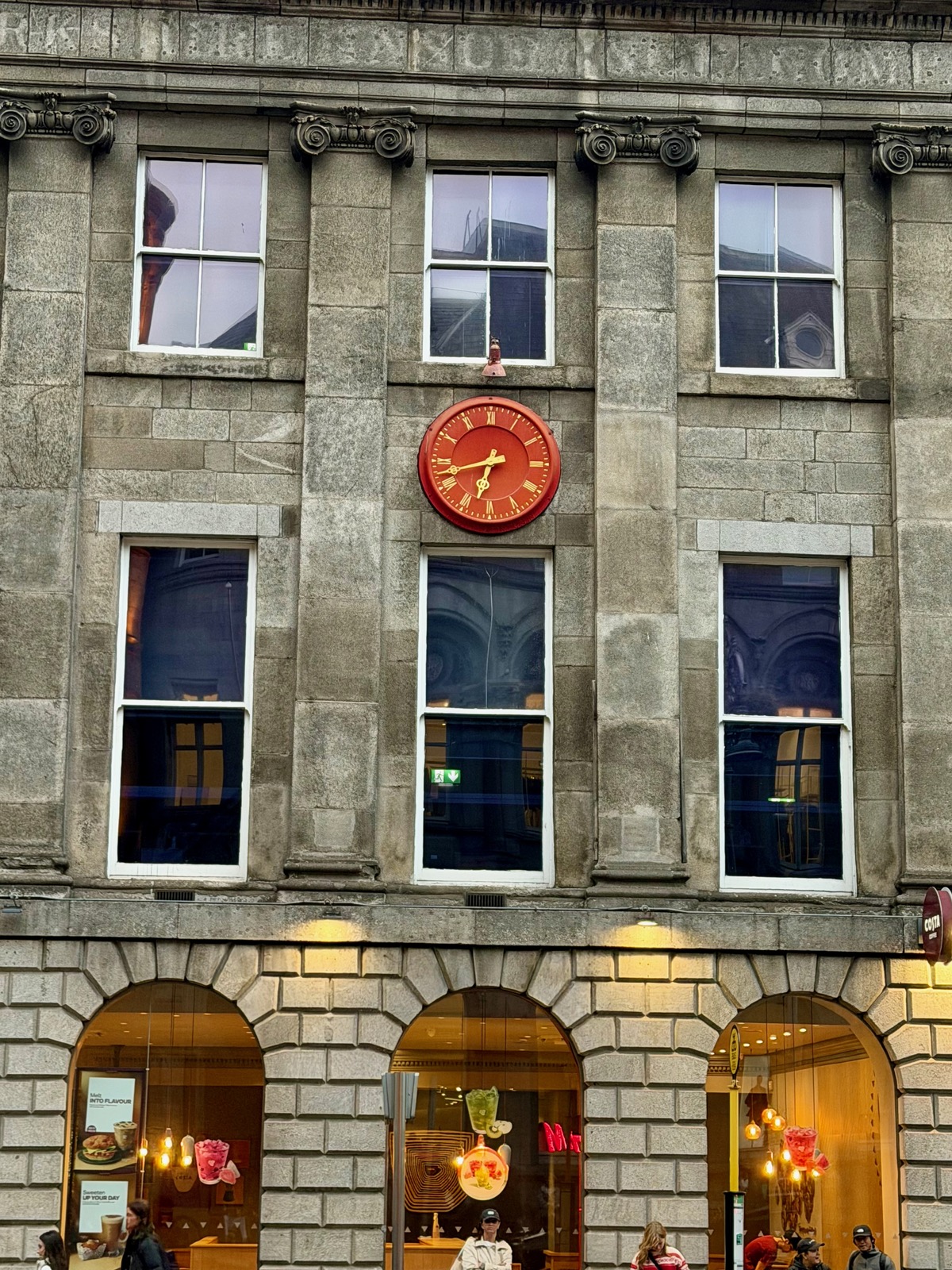 Clock in Dublin, Ireland