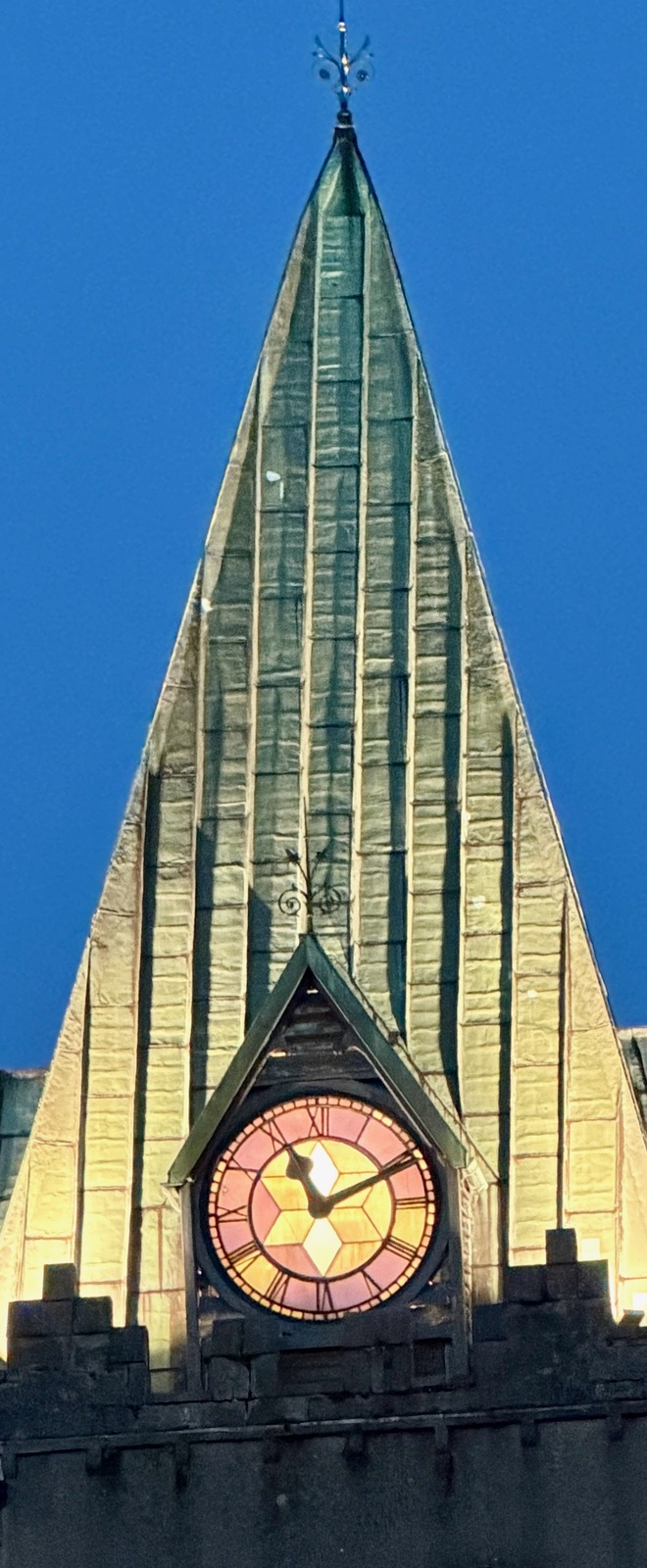 Clock in Galway, Ireland