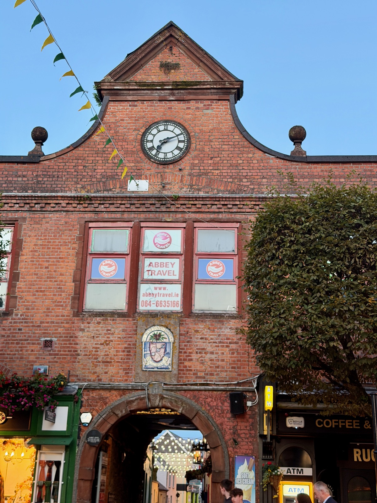 Clock in Killarney, Ireland